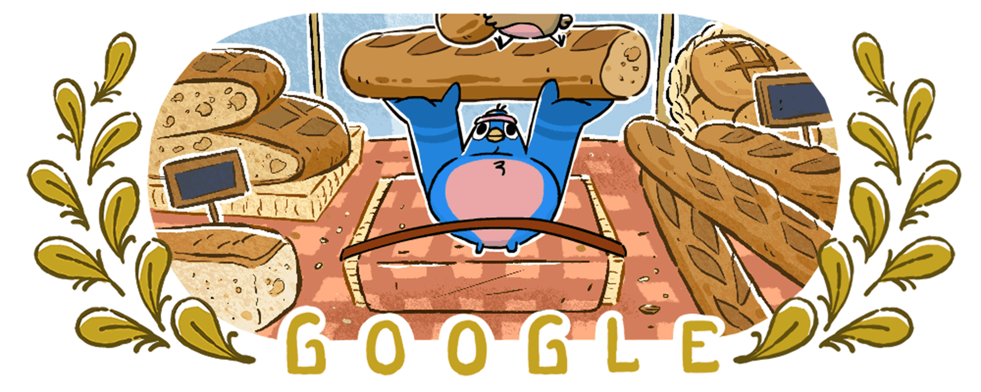 novo doodle traz levantamento de peso